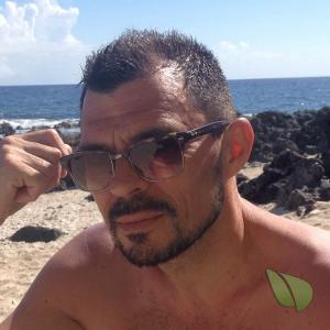 A dude outdoors