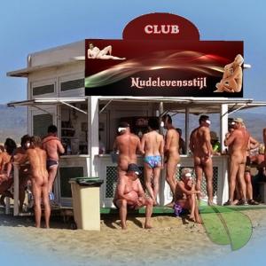 a couple naturists outdoors
