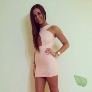One girl at home