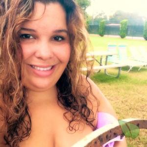 Solo girl out and about