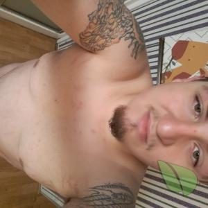 One nudist staying in