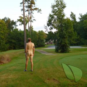 Solo nudist outside