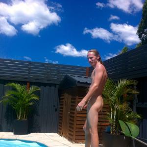 One male in nature