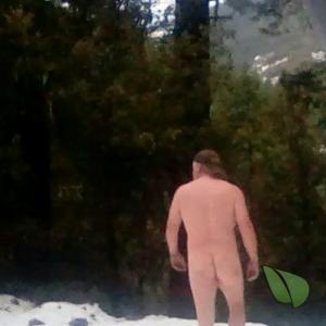A dude outside