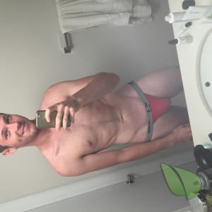 A nudist at their house