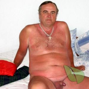 A dude relaxing at home