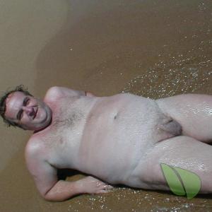 A nudist in the wilderness