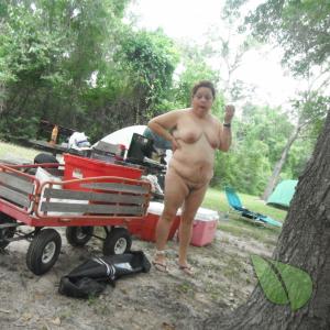 Solo lady in nature