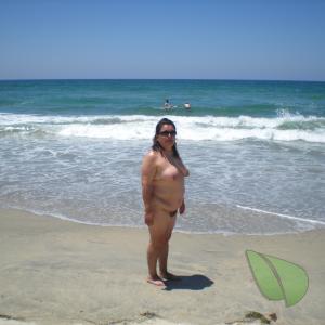 A nudists in nature