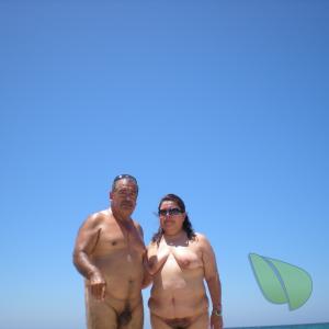 Solo naturist enjoying the sun