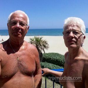 A nude friends out and about