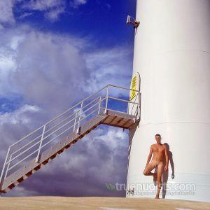 Solo nudist outside