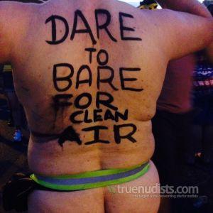 A male being bodypainted