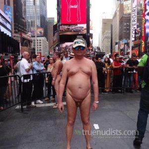One dude out and about
