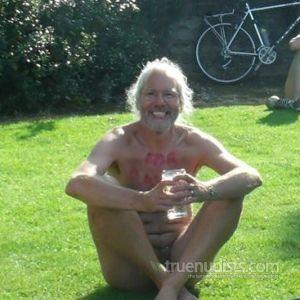 A dude outdoors