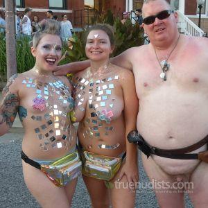 a bunch of nude person in the wilderness