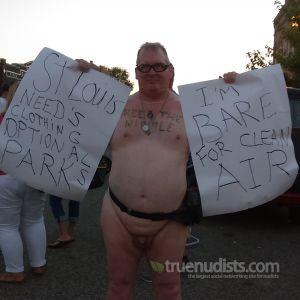 A man outdoors