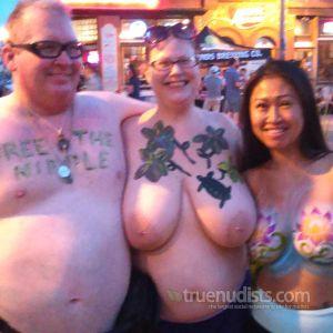 some nude person out and about