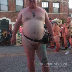 Solo man outdoors