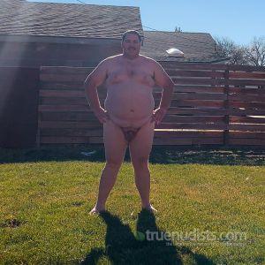 One guy out and about