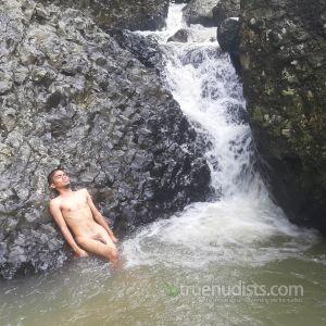 A man outdoors