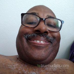 A dude having fun at home