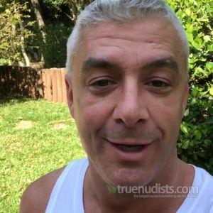 Solo nudist out and about
