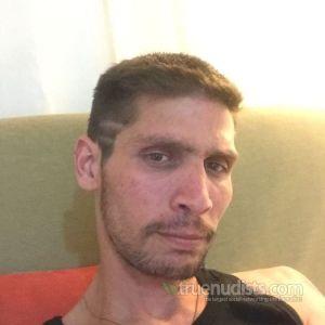 Solo man sitting at home