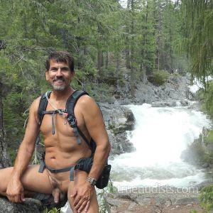 A man in the wilderness