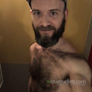 Solo guy sitting at home