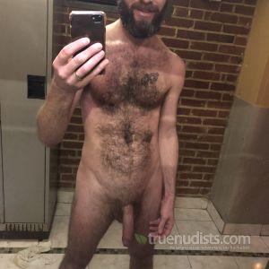One guy in their house