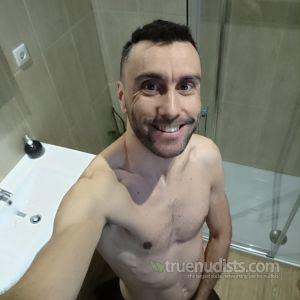 A guy relaxing at home