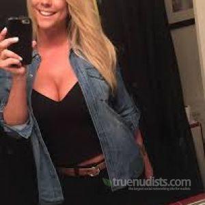 Solo female posing in their house