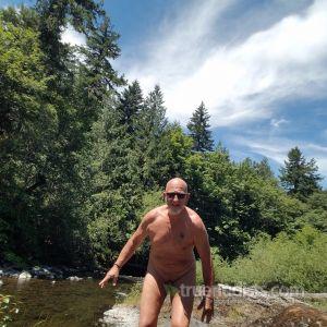 A man in the wilderness