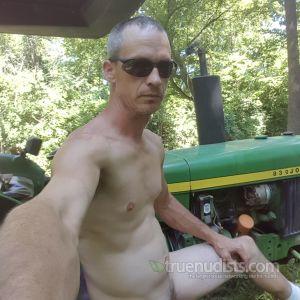 Solo male out and about