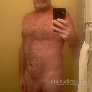 Solo male having fun at home