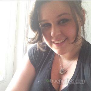 Solo female sitting at home