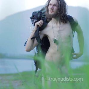 A male in nature