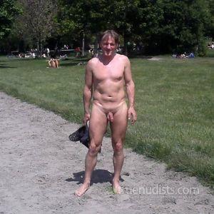 Solo male in nature