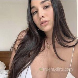 Solo woman sitting at home