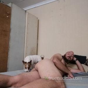 Solo man in their house