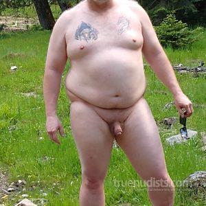 Solo guy in nature