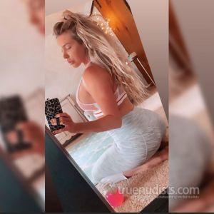 One girl relaxing at home