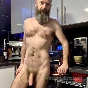 A guy sitting at home