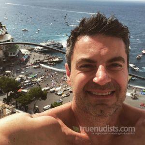 Solo man outdoors