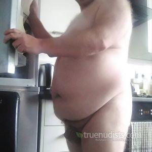 A man at home