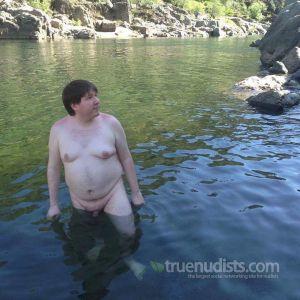 Solo man outdoors