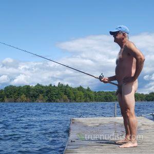 Solo dude playing sports in the wilderness