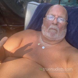 Solo male in nature