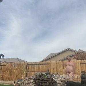 Solo male relaxing at home out and about